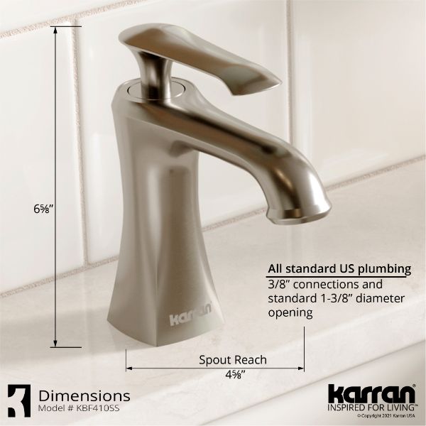 KBF410SS Dimensions