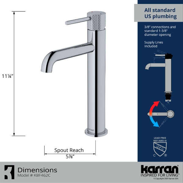 KBF462C Dimensions