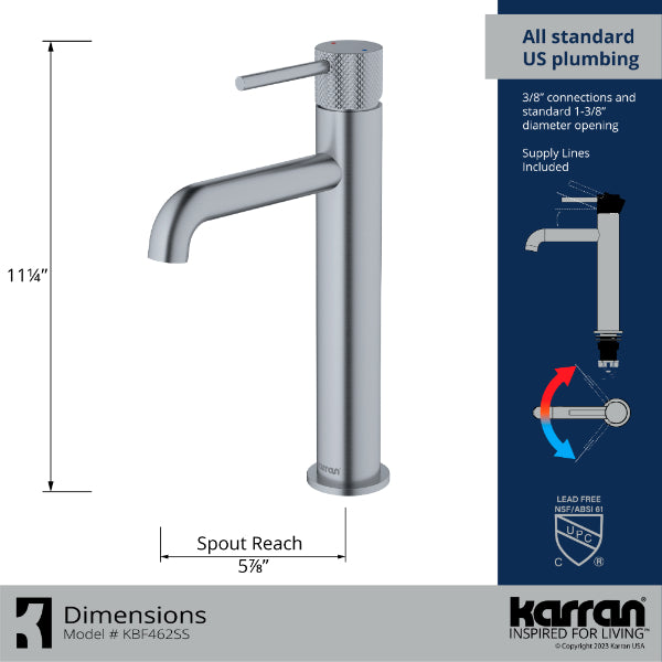 KBF462SS Dimensions