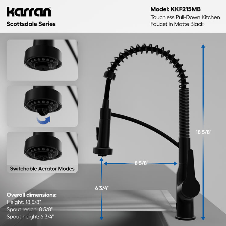 KKF215MB Dimensions