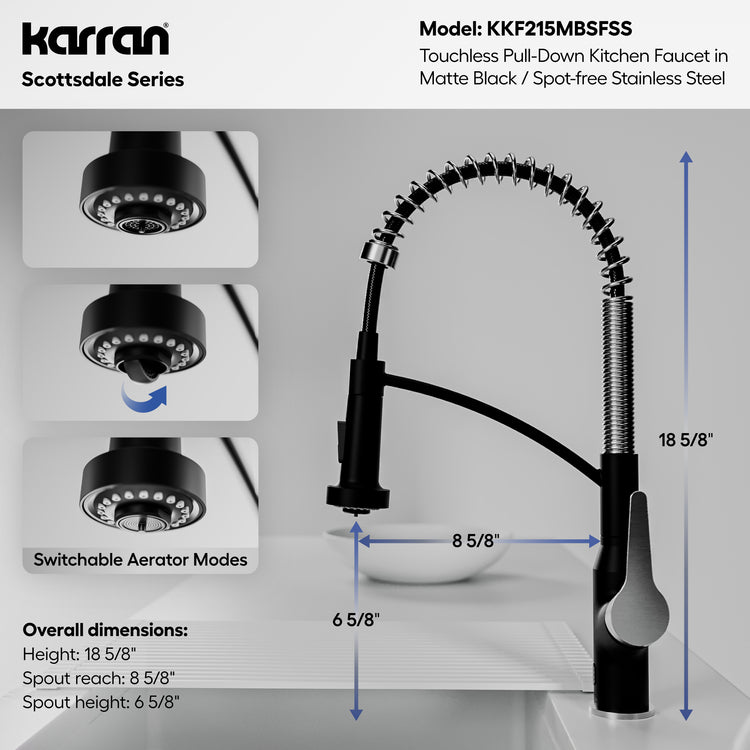 KKF215MBSFSS Dimensions