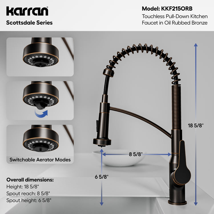 KKF215ORB Dimensions