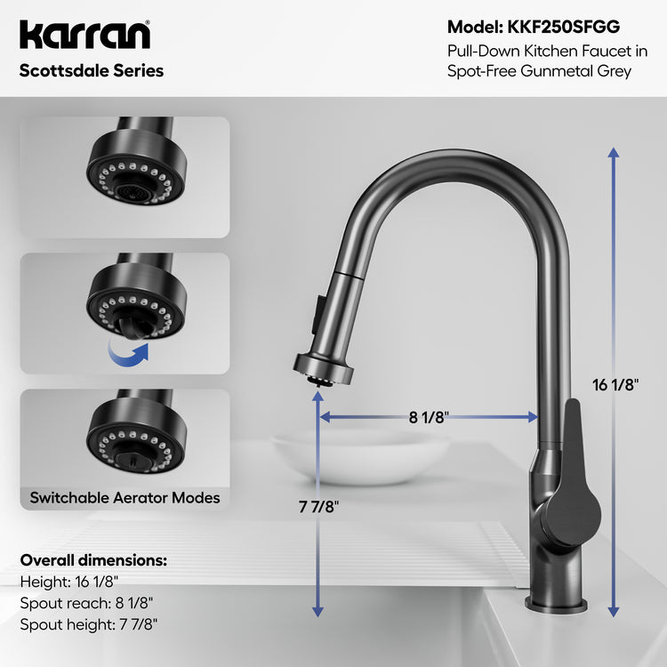 KKF250SFGG Dimensions