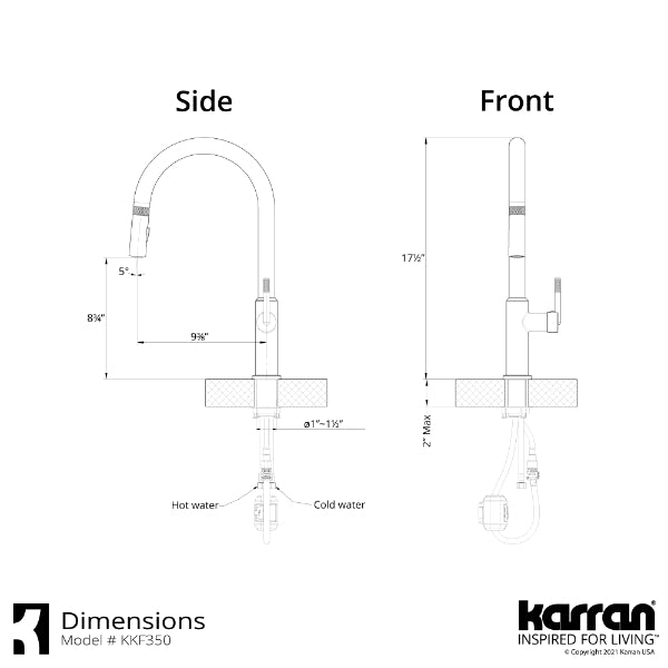 KKF350GG Dimensions
