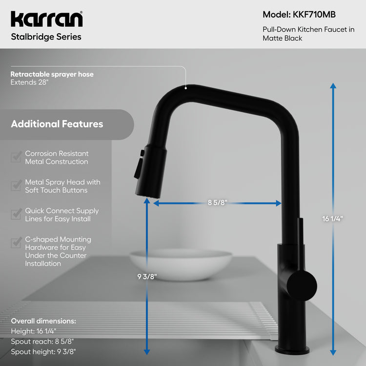 KKF710MB Dimensions