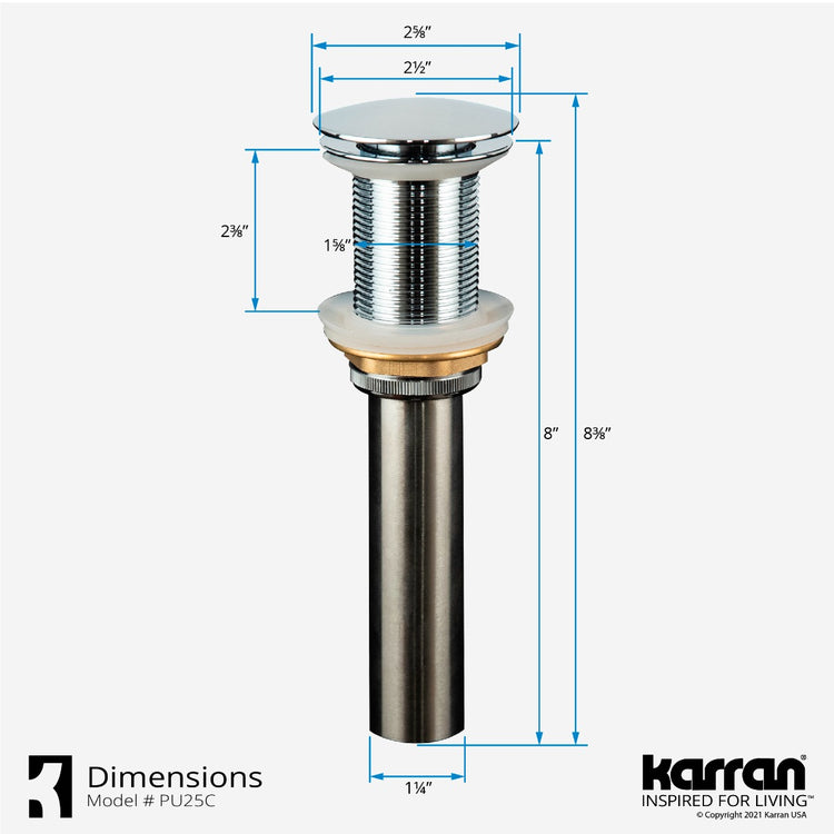 PU25SS Dimensions