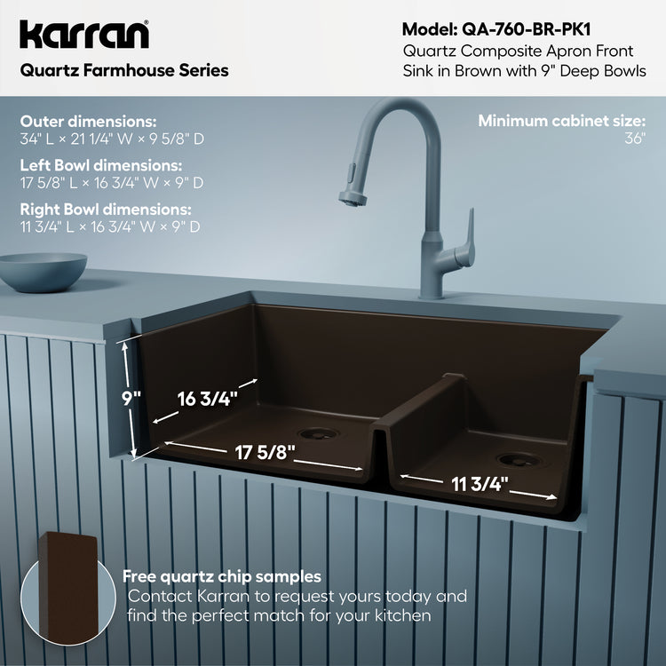 QA-760-BR-PK1 Dimensions