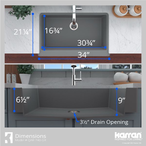 QAR-740-GR-PK1 Dimensions