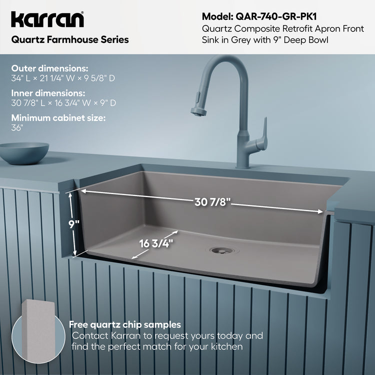 QAR-740-GR-PK1 Dimensions
