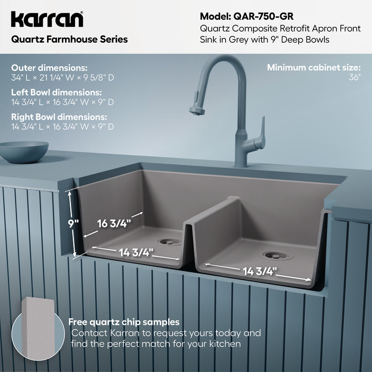 QAR-750-GR Dimensions