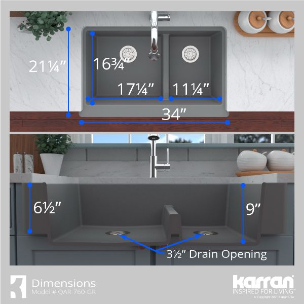 QAR-760-GR-PK1 Dimensions