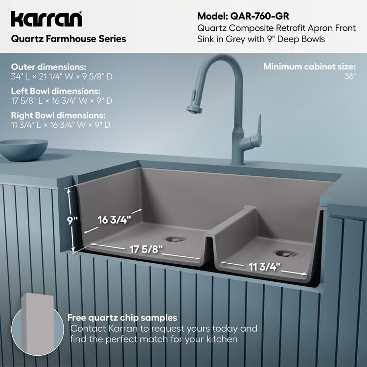 QAR-760-GR Dimensions