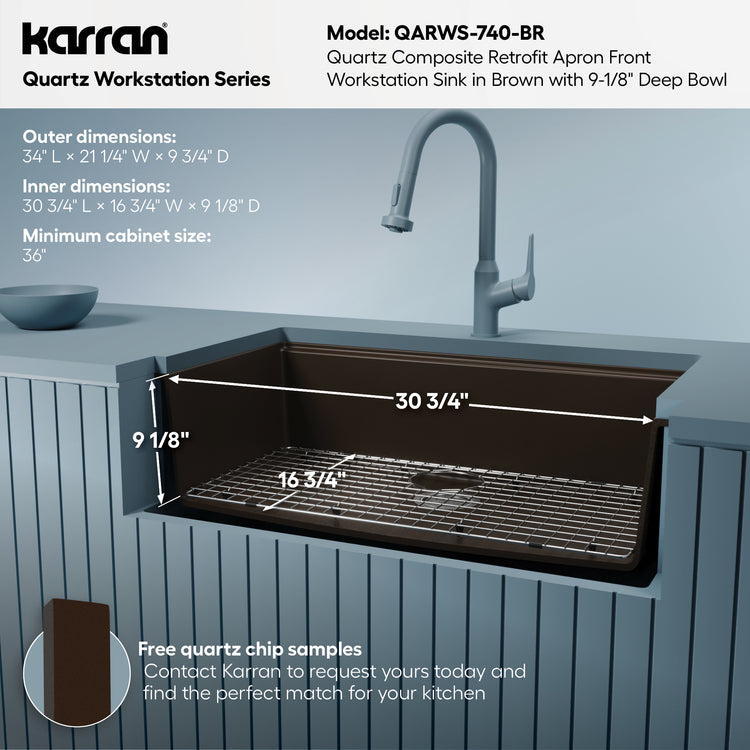 QARWS-740-BR Dimensions