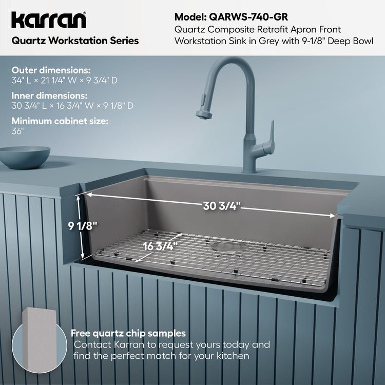 QARWS-740-GR Dimensions