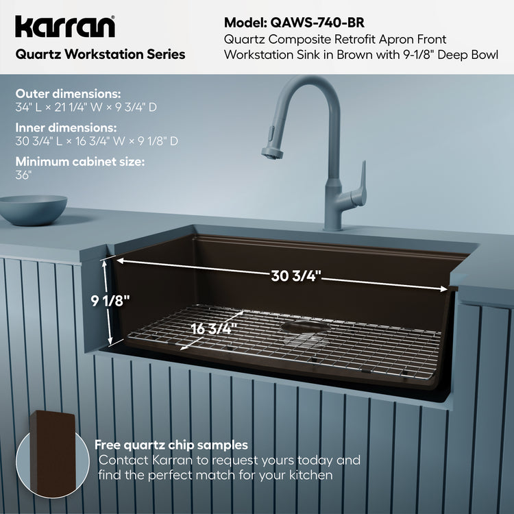 QAWS-740-BR Dimensions