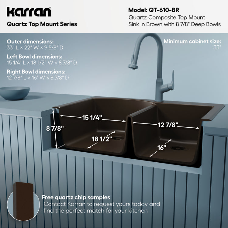 QT-610-BR Dimensions