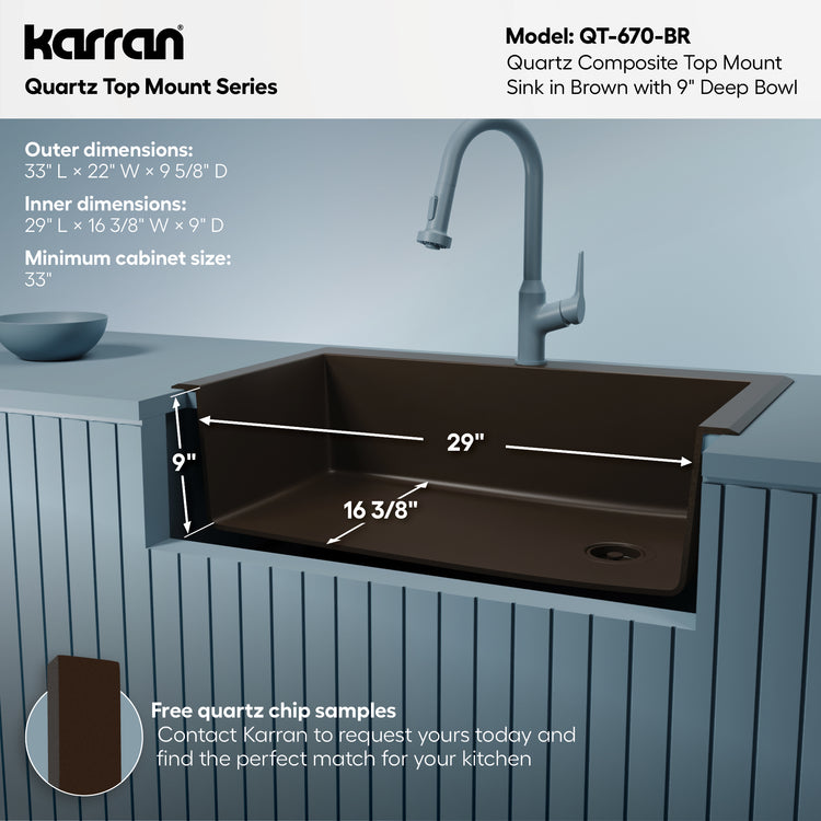 QT-670-BR Dimensions
