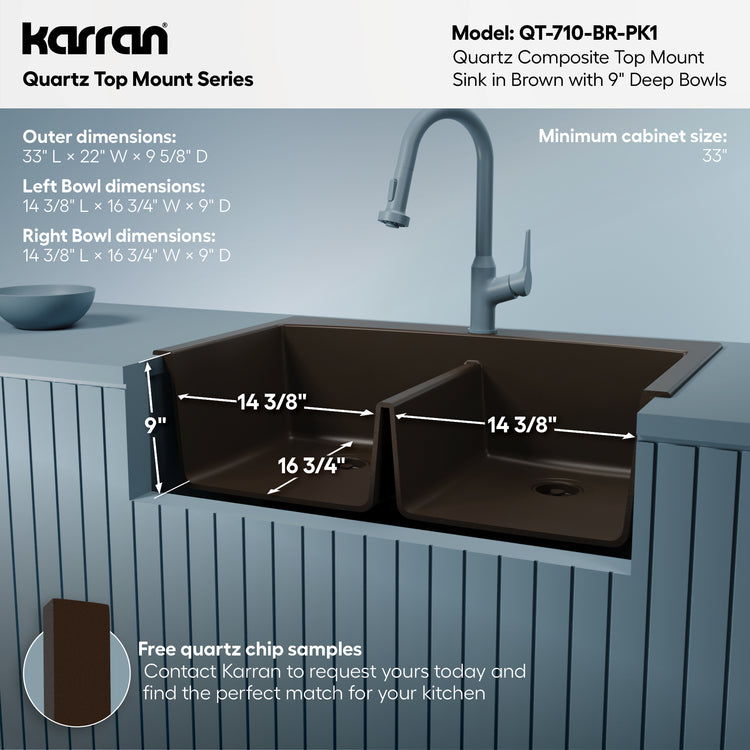 QT-710-BR-PK1 Dimensions