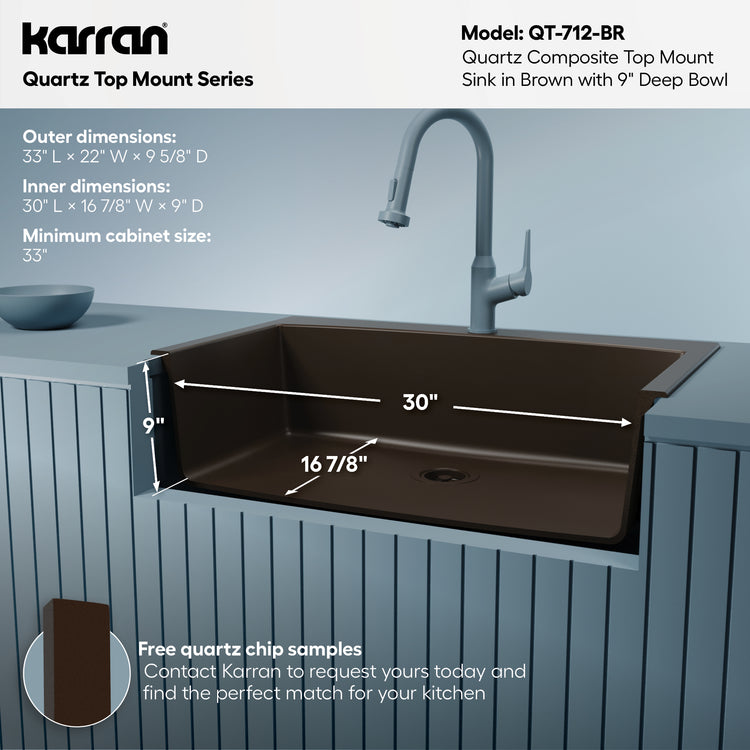 QT-712-BR Dimensions