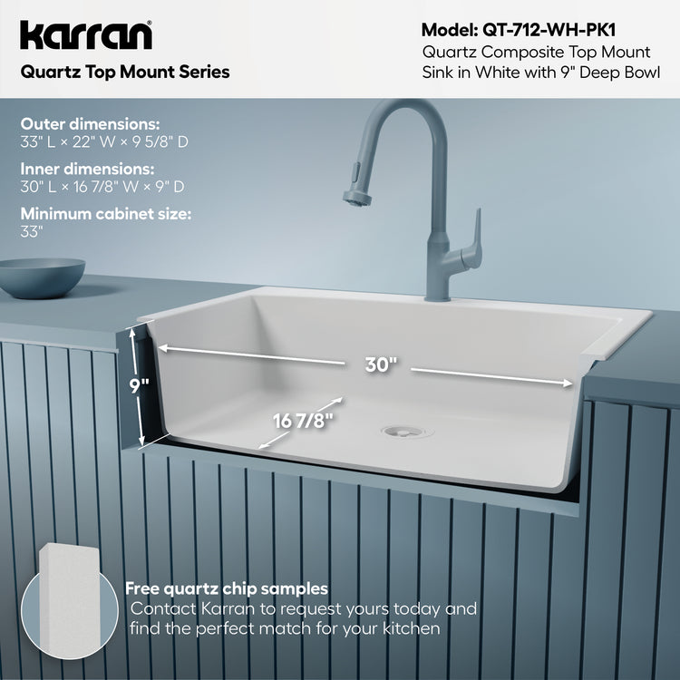 QT-712-WH-PK1 Dimensions