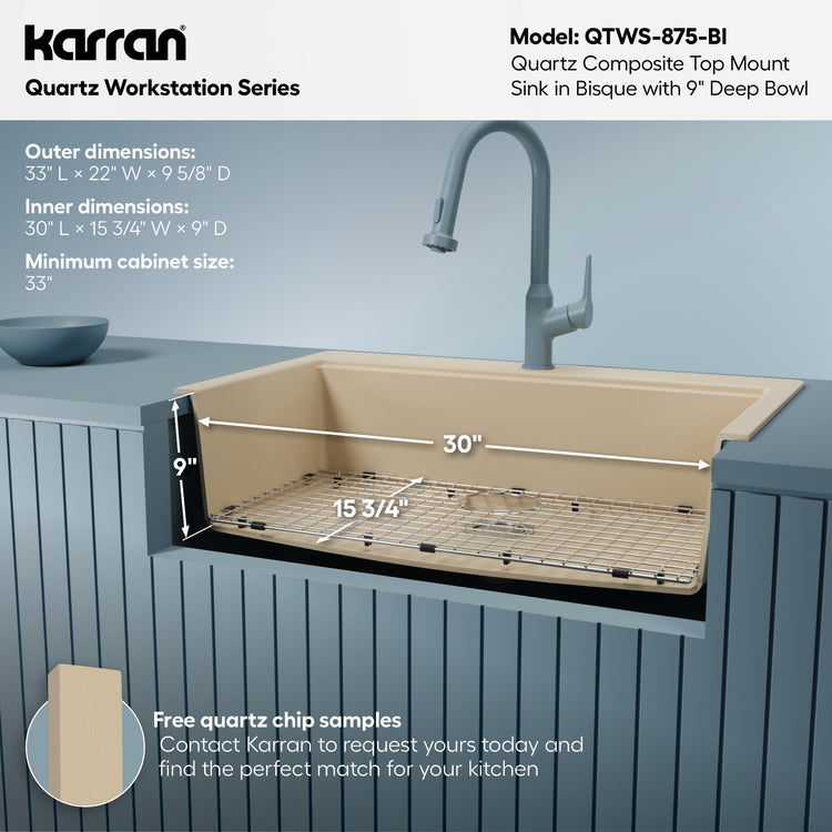 QTWS-875-BI Dimensions