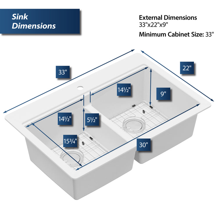 QTWS-880-WH Dimensions