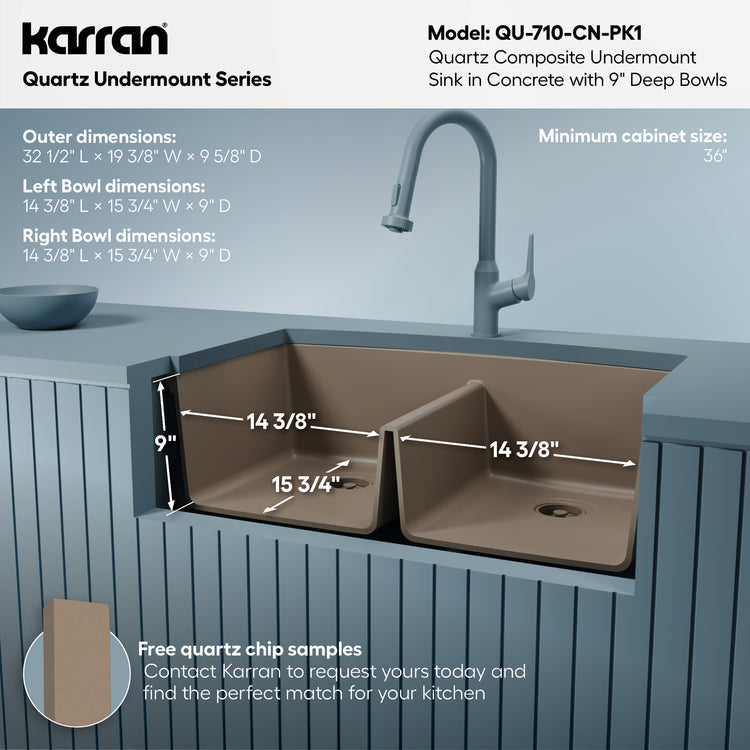 QU-710-CN-PK1 Dimensions