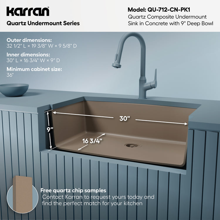 QU-712-CN-PK1 Dimensions