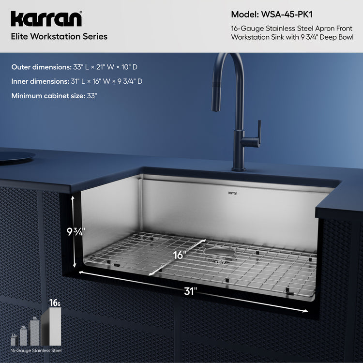WSA-45-PK1 Dimensions