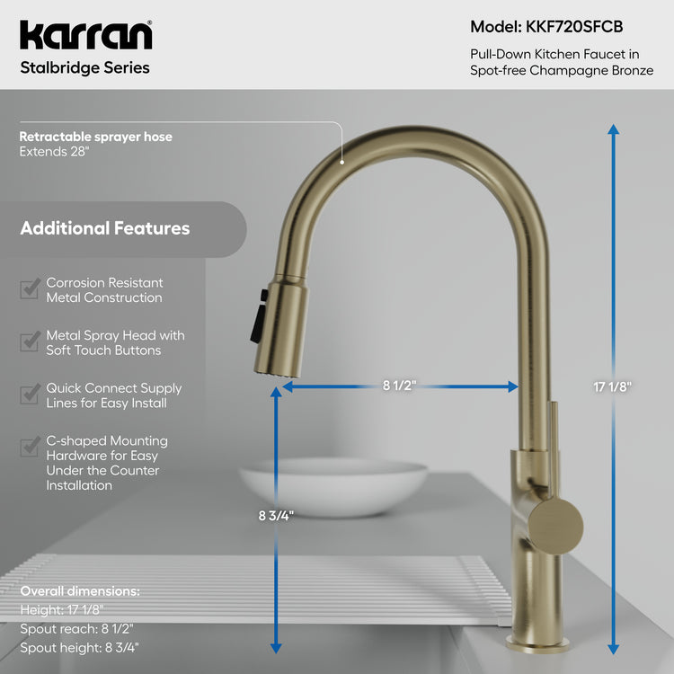 KKF720SFCB Dimensions