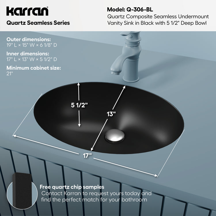 Q-306-BL Dimensions