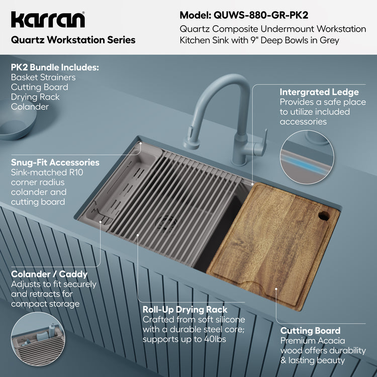 QUWS-880-GR-PK2 Miscellaneous