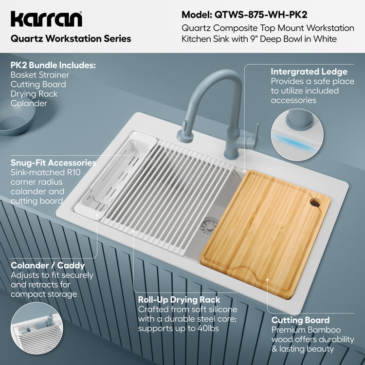 QTWS-875-WH-PK2 Miscellaneous