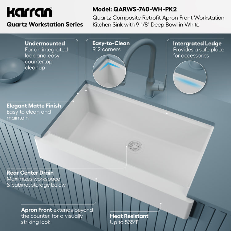 QARWS-740-WH-PK2 Miscellaneous