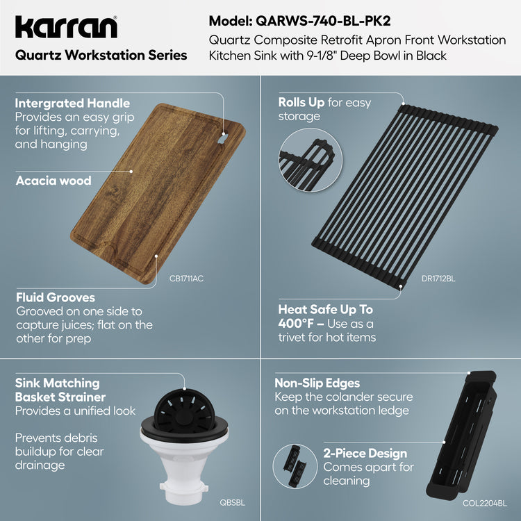 QARWS-740-BL-PK2 Miscellaneous