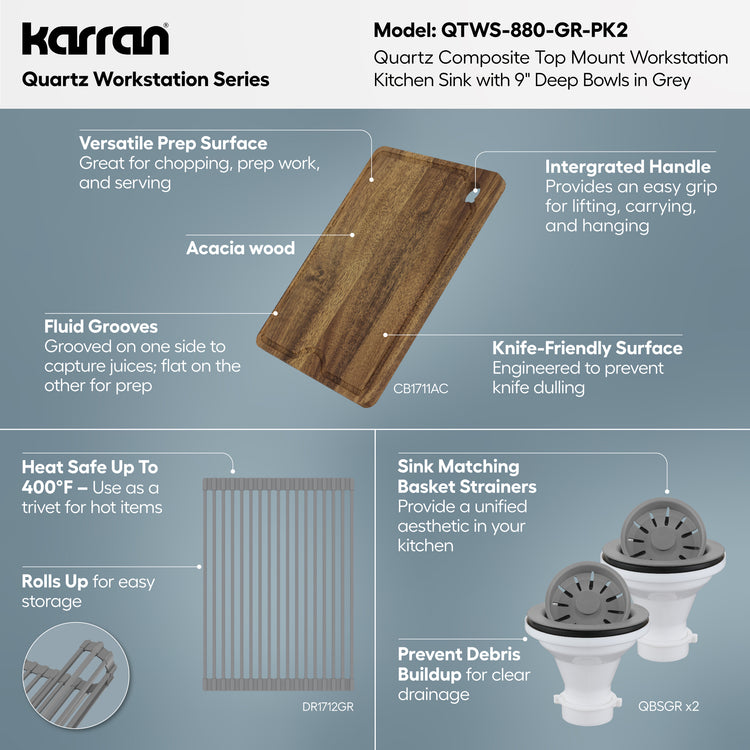 QTWS-880-GR-PK2 Miscellaneous