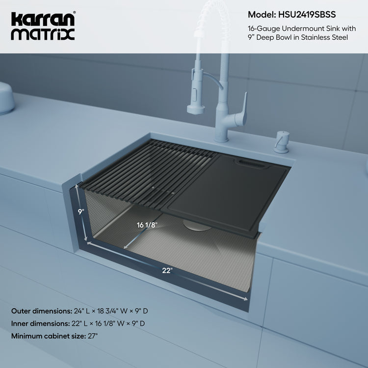 HSU2419SBSS Dimensions