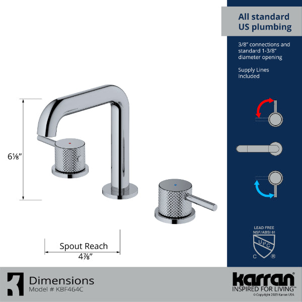 KBF464C Dimensions