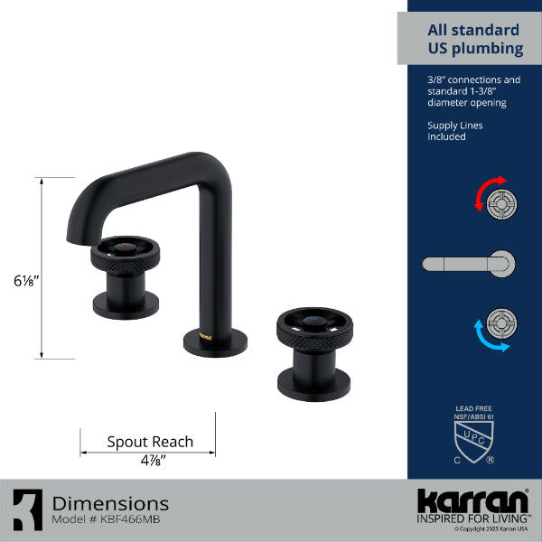 KBF466MB Dimensions