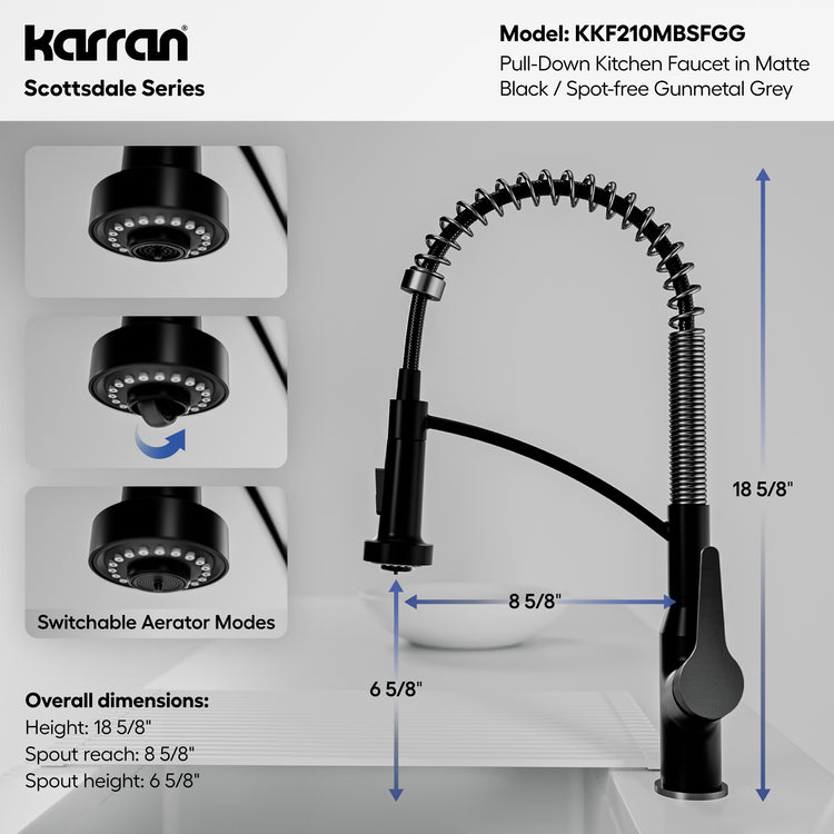 KKF210MBSFGG Dimensions