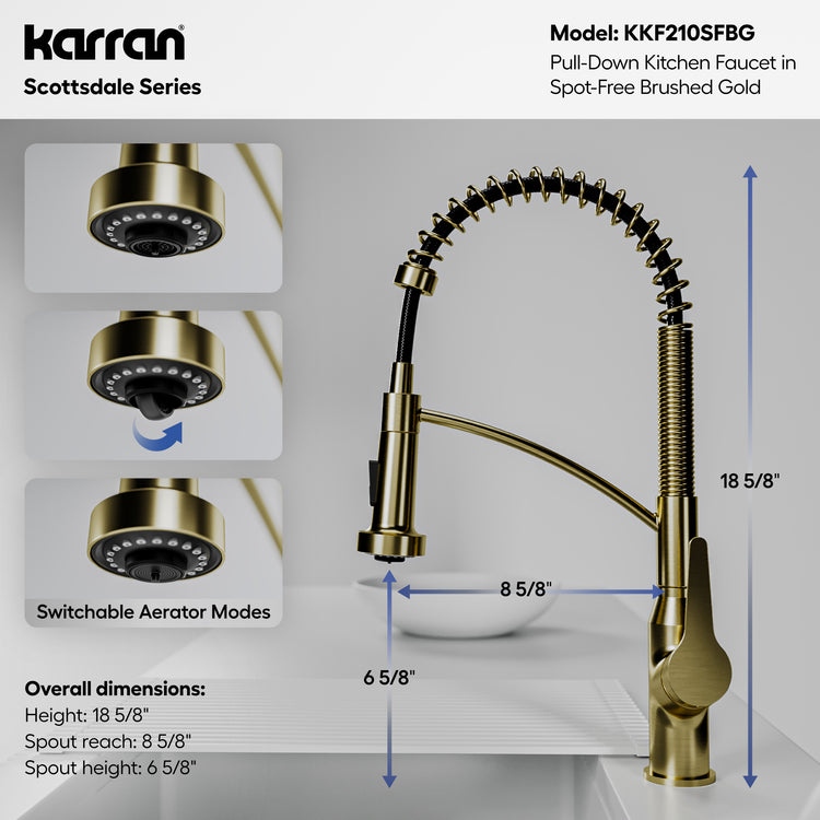 KKF210SFBG Dimensions