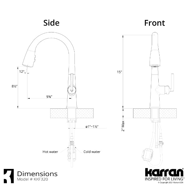 KKF320GG Dimensions