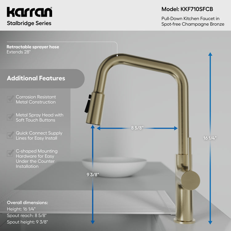 KKF710SFCB Dimensions