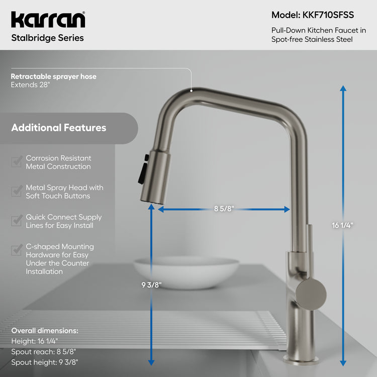 KKF710SFSS Dimensions