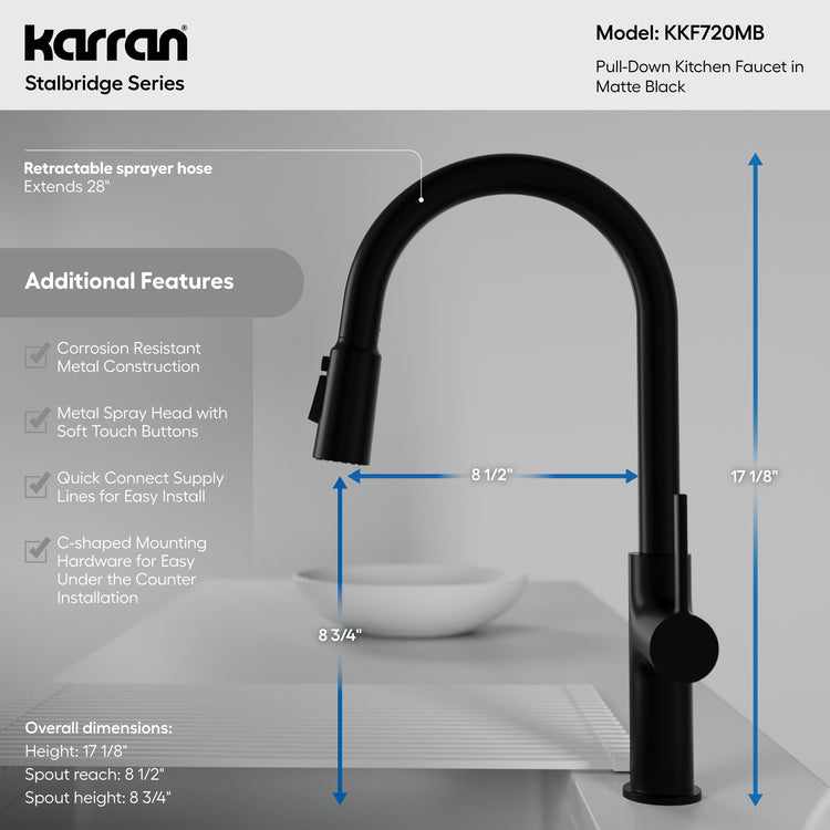 KKF720MB Dimensions