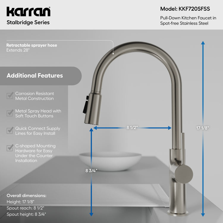 KKF720SFSS Dimensions