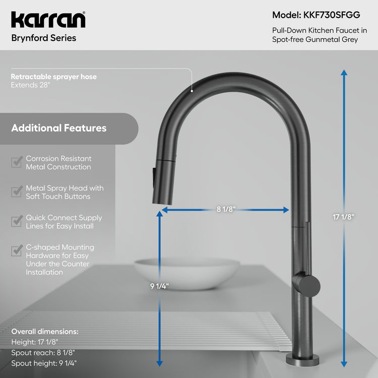 KKF730SFGG Dimensions
