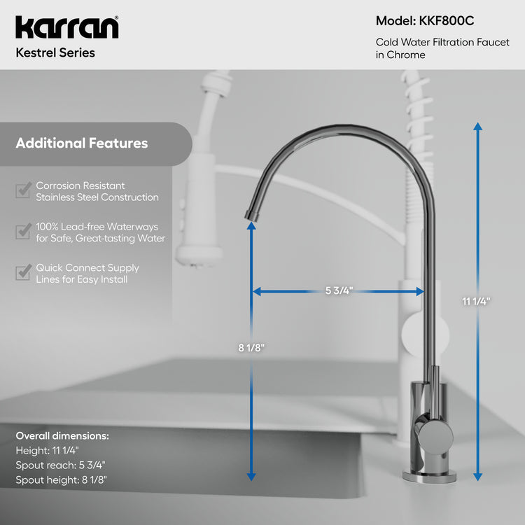 KKF800C Dimensions