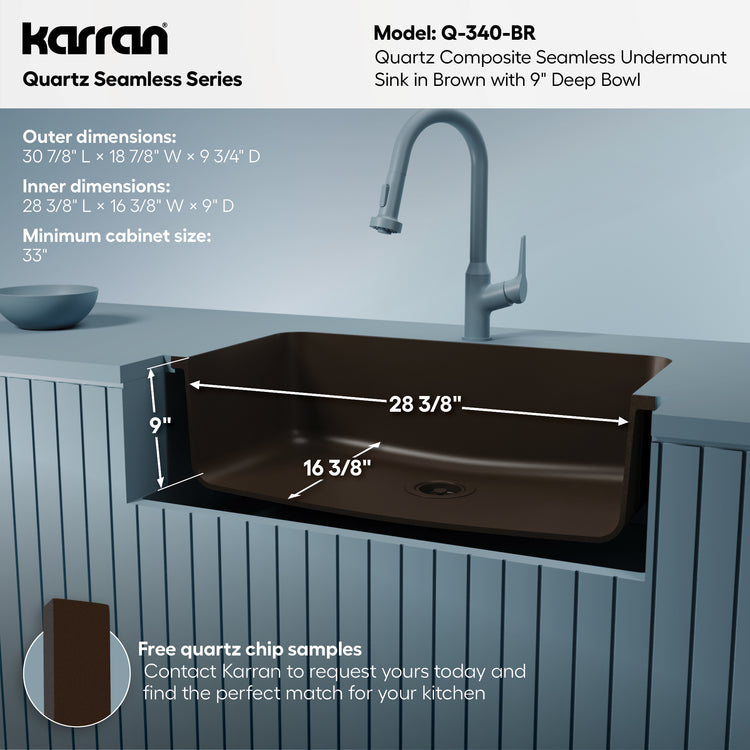 Q-340-BR Dimensions