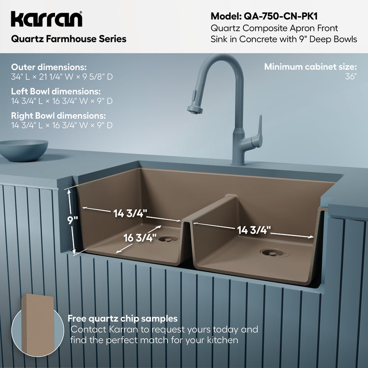 QA-750-CN-PK1 Dimensions